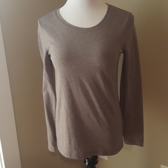 Banana Republic Tops - Sz. S Banana Republic brown long-sleeved t-shirt